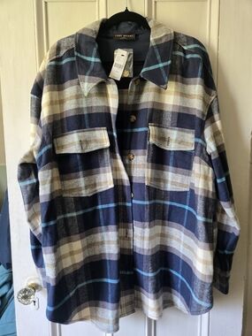 Lane Bryant Plus Size Fleece Shacket
